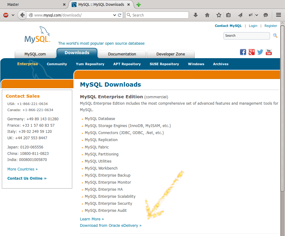 Oracle mysql download